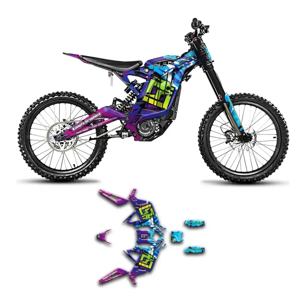 Backyard Design 21mil Custom Graphics Kit for Surron Light Bee X
