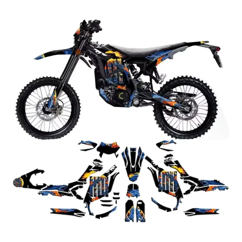 Sur-Ron Ultra Bee Husqvarna-Style Graphics electric dirt bike