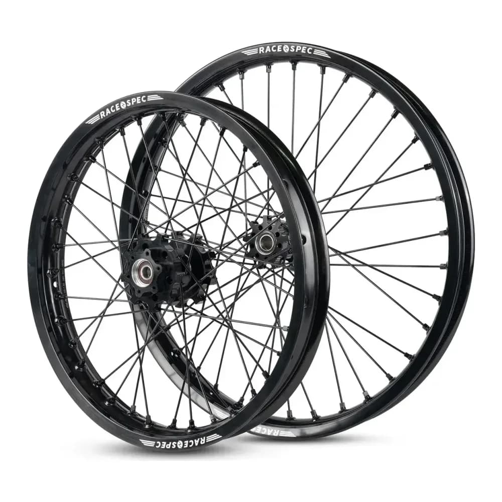 SM Pro Platinum 21"/18" Wheel Set with Dunlop MX33 Tyres